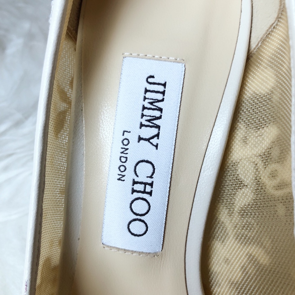 ❤️SOLD❤️new Jimmy Choo LOVE floral lace pumps 37.5 - Picture 8 of 9